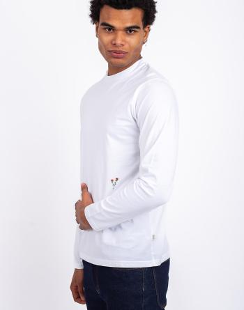 Tričko Forét Flower Longsleeve White