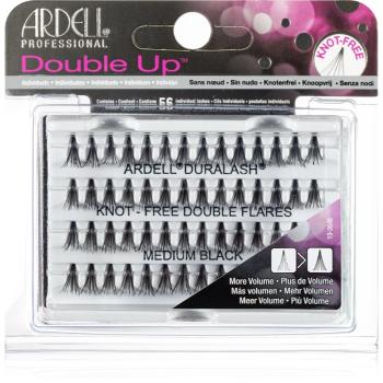 Ardell Double Up trsové nalepovací řasy bez uzlíku velikost Medium Black