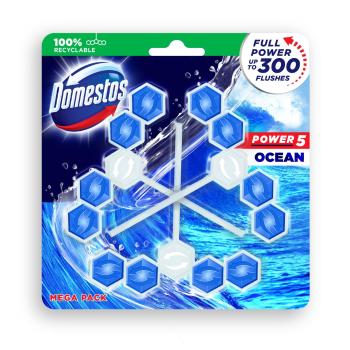 Domestos Power 5 Ocean 3x55 g