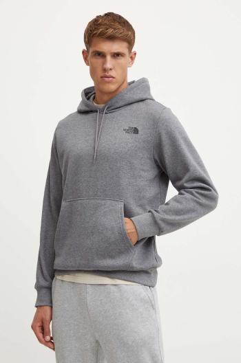 Mikina The North Face Simple Dome Hoodie pánská, šedá barva, s kapucí, s potiskem, NF0A89FCDYY1