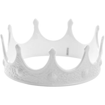 Porcelánová dekorace MEMORABILIA MY CROWN Seletti 18,5 cm bílá