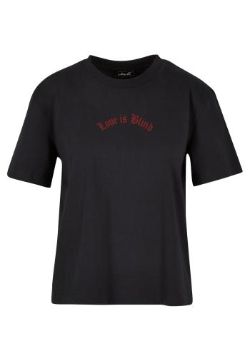 Miss Tee Póló 'Love Is Blind'  bézs / zöld / sötétvörös / fekete