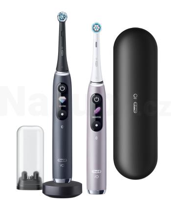 Oral-B iO Series 9 Duo Black Onyx & Rose Quartz magnetický kartáček 2 ks