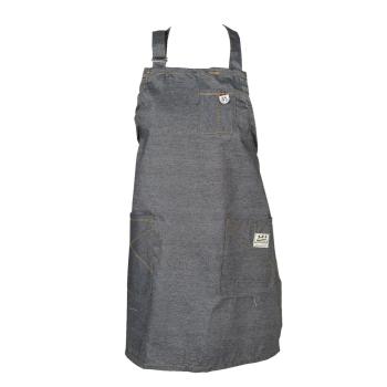 Kuchyňská zástěra v šedém denim provedení - 70*65 cm KT041.028