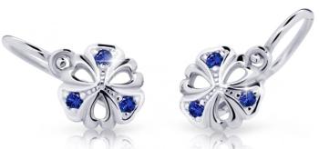 Cutie Jewellery Dětské náušnice z bílého zlata C2230-10-X-2 modrá