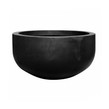 Květináč City bowl, barva černá, více velikostí - PotteryPots méret: hossz 68 cm, ⌀ 128 cm