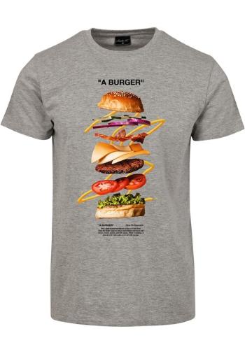 Mr. Tee A Burger Tee heather grey - M