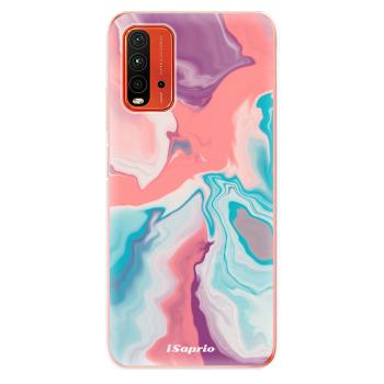 Odolné silikonové pouzdro iSaprio - New Liquid - Xiaomi Redmi 9T