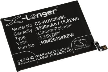 Helyettesítő okostelefon, mobiltelefon akku Huawei Honor 20 Lite, 20 Youth (LRA-AL00) 3900mAh Li-Polymer