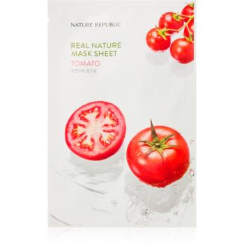 NATURE REPUBLIC Real Nature Tomato Mask Sheet plátýnková maska s osvěžujícím účinkem 23 ml