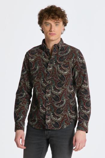 KOŠILE GANT REG UT PAISLEY CORD SHIRT PLUMPED RED