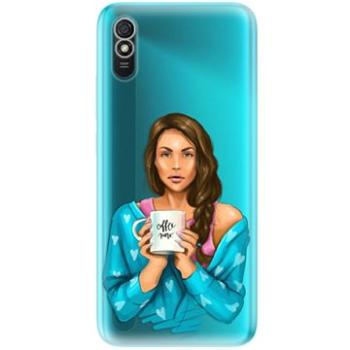 iSaprio Coffe Now - Brunette pro Xiaomi Redmi 9A (cofnobru-TPU3_Rmi9A)