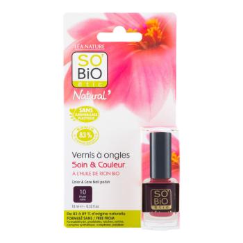 SO´BIO étic Lak na nehty švestka 10 ml