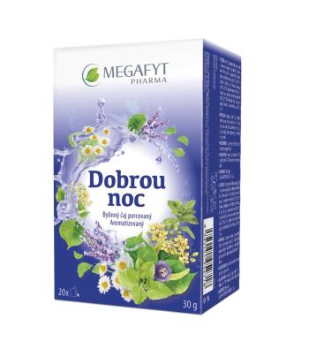 Megafyt Dobrou noc porcovaný čaj 20x1,5 g