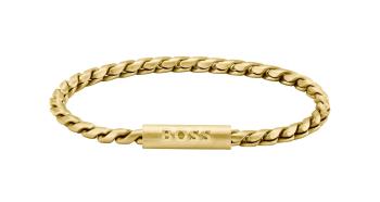 Hugo Boss Fashion pozlacený náramek pro muže Doran 1580696