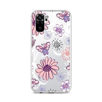 TopQ Xiaomi Redmi Note 10 silikon Flowers 58085 (Sun-58085)