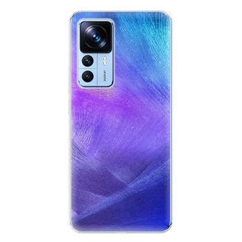 Odolné silikonové pouzdro iSaprio - Purple Feathers - Xiaomi 12T / 12T Pro