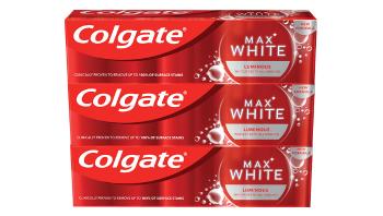 Colgate Bělicí zubní pasta Max White Luminous 3 x 75 ml