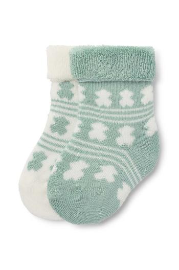 Dětské ponožky Tous SSocks 2-pack zelená barva, SSocks.2104