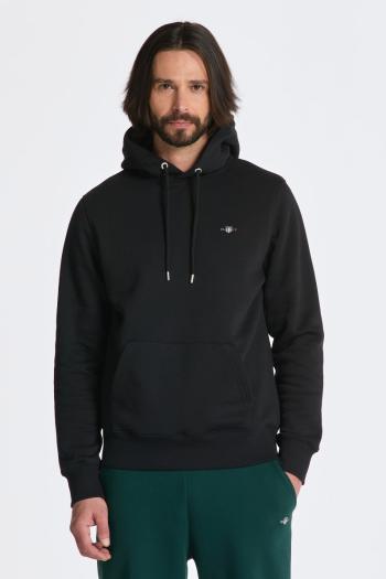 MIKINA GANT REG SHIELD HOODIE BLACK