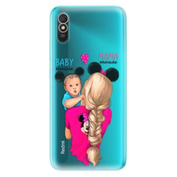 Odolné silikonové pouzdro iSaprio - Mama Mouse Blonde and Boy - Xiaomi Redmi 9A