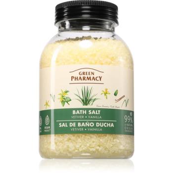 Green Pharmacy Vetiver & Vanilla Bath Salt sare de baie relaxanta 1000 g