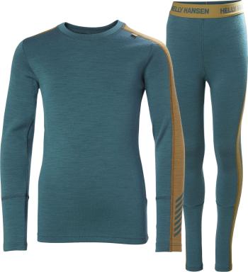 Helly Hansen JR Lifa Merino Midweight Set Dark Creek 164/14 Technická spodní vrstva