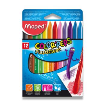 Plast.pastely Maped Color´Peps Plasticlean 12ks