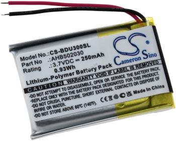 Helyettesítő E-Bike kijelző akku Bosch Intuvia Display BDU3XX