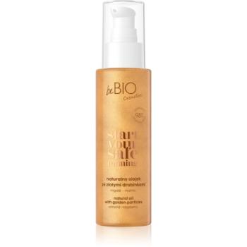 beBIO Safe Tanning výživný tělový olej se třpytkami 100 ml