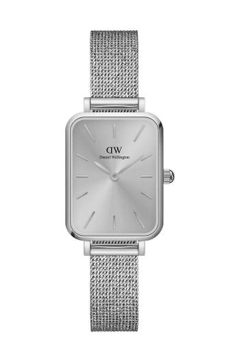 Hodinky Daniel Wellington Quadro 20x26 stříbrná barva