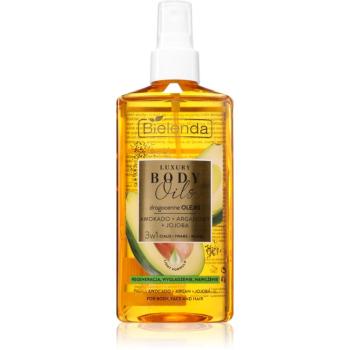 Bielenda Luxury Body Oils Avocado + Argan + Jojoba olej na obličej, tělo a vlasy 150 ml