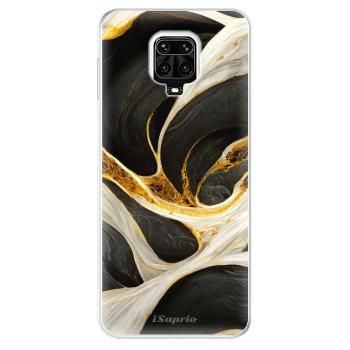 Odolné silikonové pouzdro iSaprio - Black and Gold - Xiaomi Redmi Note 9 Pro / Note 9S