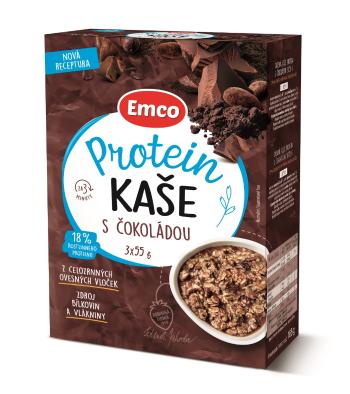 Emco Kaše proteinová s čokoládou 3x55 g