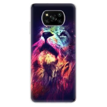 Odolné silikonové pouzdro iSaprio - Lion in Colors - Xiaomi Poco X3 Pro / X3 NFC