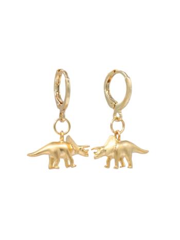 Fräulein Wunder Fülbevalók 'Triceratops'  arany