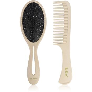 So Eco Biodegradable Detangling Hair Set sada kartáčů na vlasy