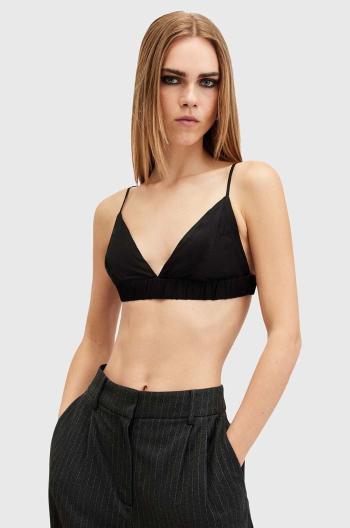 Podprsenka AllSaints ELLA BRALETTE černá barva, W075PA