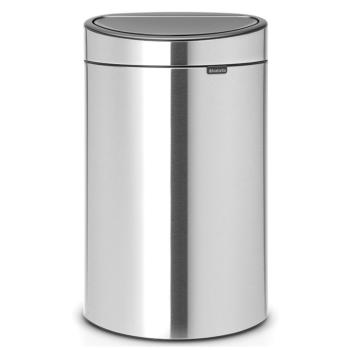 Dotykový odpadkový koš otiskuvzdorný Touch Bin NEW Brabantia matný ocelový 40 l