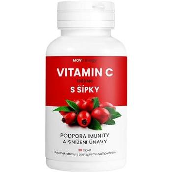 MOVit Vitamin C 1000 mg s šípky, 90 tablet (8594202100160)