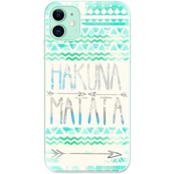 iSaprio Hakuna Matata Green pro iPhone 11 (hakug-TPU2_i11)