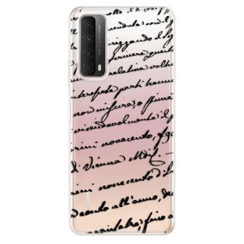 Odolné silikonové pouzdro iSaprio - Handwriting 01 - black - Huawei P Smart 2021