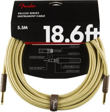 Fender Deluxe Series 18.6' Instrument Cable Tweed