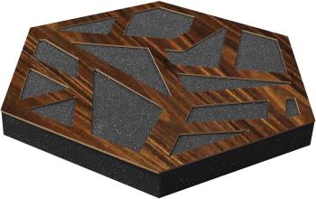 Mega Acoustic HoneyFoamPRO 2 cm Rosewood Absorpční penový panel