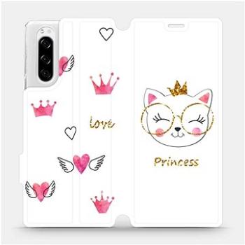 Flipové pouzdro na mobil Sony Xperia 5 - MH03S Kočička princess (5903516058402)