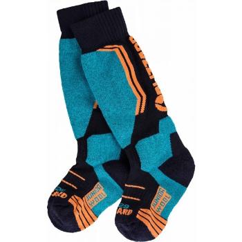 Blizzard ALLROUND WOOL SKI SOCKS JR Dětské lyžařské ponožky, modrá, velikost