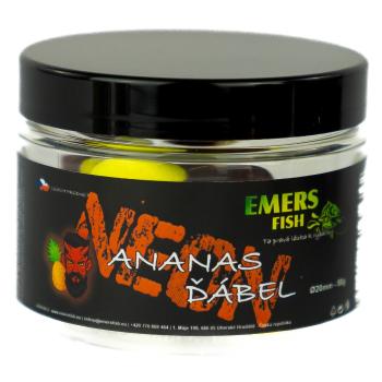 Emersfish boilie neonky ananas ďábel 50 g - 20 mm