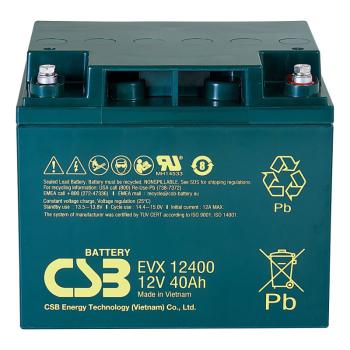 Záložní akumulátor CSB EVX12400i 12V, 40Ah, 400A