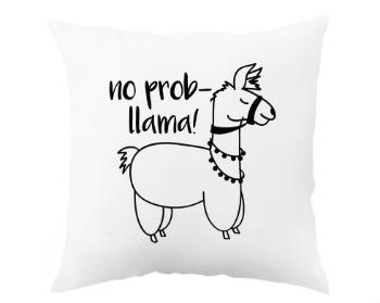 Polštář No prob llama