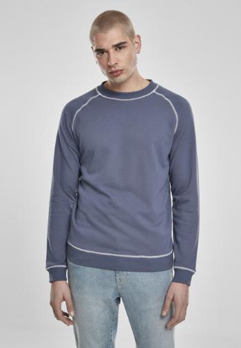 Urban Classics Contrast Stitching Crew vintageblue - S